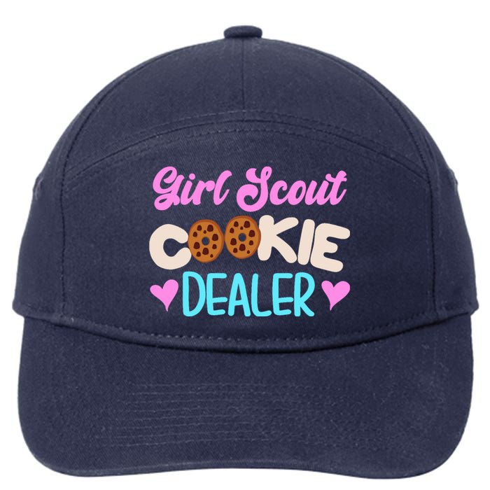 Scout for Girl Cookie Dealer Funny Scouting Family Pullover Hoodie 7-Panel Snapback Hat