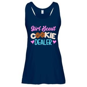 Scout for Girl Cookie Dealer Funny Scouting Family Pullover Hoodie Ladies Essential Flowy Tank