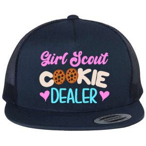 Scout for Girl Cookie Dealer Funny Scouting Family Pullover Hoodie Flat Bill Trucker Hat