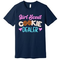 Scout for Girl Cookie Dealer Funny Scouting Family Pullover Hoodie Premium T-Shirt