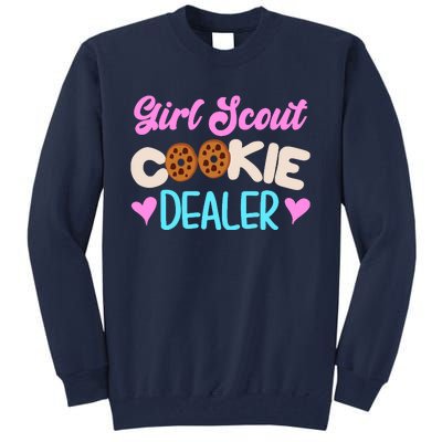 Scout for Girl Cookie Dealer Funny Scouting Family Pullover Hoodie Tall Sweatshirt