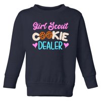 Scout for Girl Cookie Dealer Funny Scouting Family Pullover Hoodie Toddler Sweatshirt