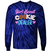 Scout for Girl Cookie Dealer Funny Scouting Family Pullover Hoodie Tie-Dye Long Sleeve Shirt