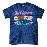 Scout for Girl Cookie Dealer Funny Scouting Family Pullover Hoodie Tie-Dye T-Shirt