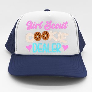 Scout for Girl Cookie Dealer Funny Scouting Family Pullover Hoodie Trucker Hat