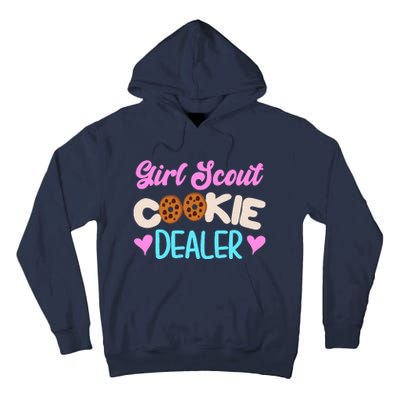 Scout for Girl Cookie Dealer Funny Scouting Family Pullover Hoodie Tall Hoodie