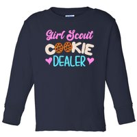 Scout for Girl Cookie Dealer Funny Scouting Family Pullover Hoodie Toddler Long Sleeve Shirt