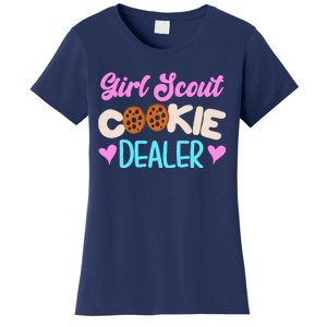 Scout for Girl Cookie Dealer Funny Scouting Family Pullover Hoodie Women's T-Shirt