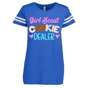 Scout for Girl Cookie Dealer Funny Scouting Family Pullover Hoodie Enza Ladies Jersey Football T-Shirt