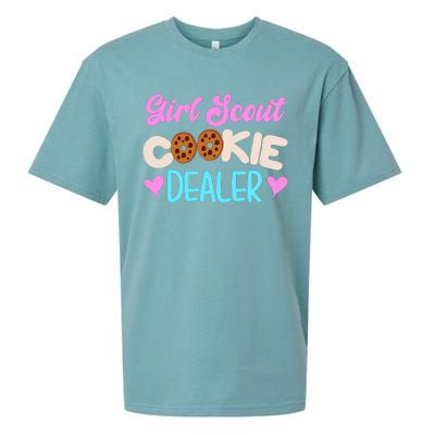 Scout for Girl Cookie Dealer Funny Scouting Family Pullover Hoodie Sueded Cloud Jersey T-Shirt