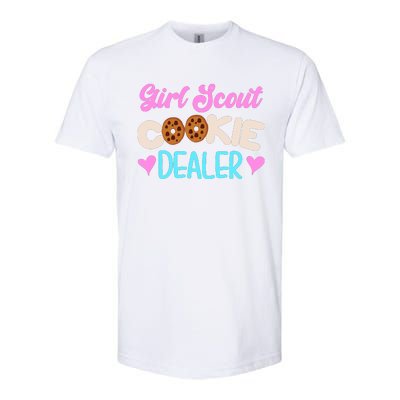 Scout for Girl Cookie Dealer Funny Scouting Family Pullover Hoodie Softstyle® CVC T-Shirt