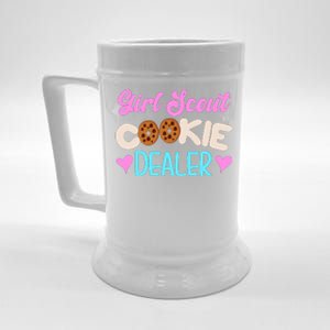 Scout for Girl Cookie Dealer Funny Scouting Family Pullover Hoodie Beer Stein