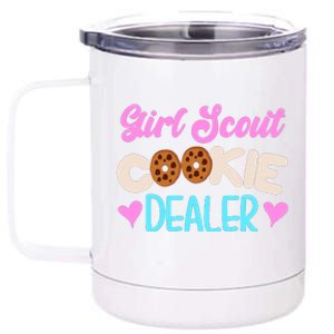 Scout for Girl Cookie Dealer Funny Scouting Family Pullover Hoodie 12 oz Stainless Steel Tumbler Cup