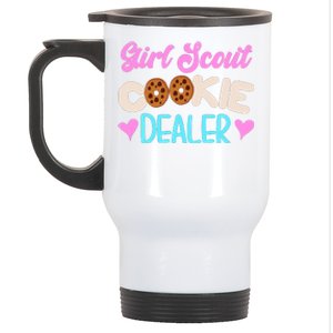 Scout for Girl Cookie Dealer Funny Scouting Family Pullover Hoodie Stainless Steel Travel Mug