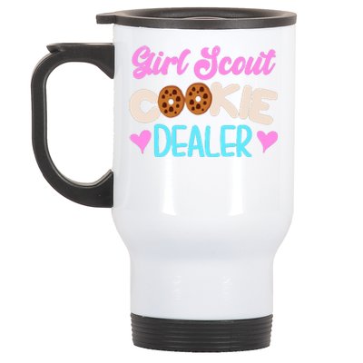 Scout for Girl Cookie Dealer Funny Scouting Family Pullover Hoodie Stainless Steel Travel Mug