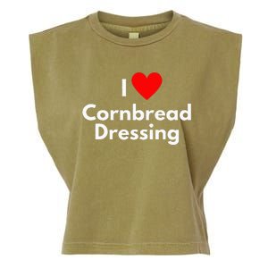 Soul Food Gifts I Love Cornbread Dressing Garment-Dyed Women's Muscle Tee