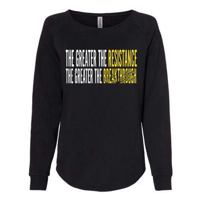 Sean Feucht Greater The Resistance Womens California Wash Sweatshirt