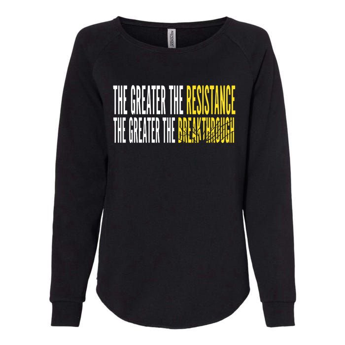 Sean Feucht Greater The Resistance Womens California Wash Sweatshirt