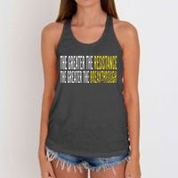 Sean Feucht Greater The Resistance Women's Knotted Racerback Tank