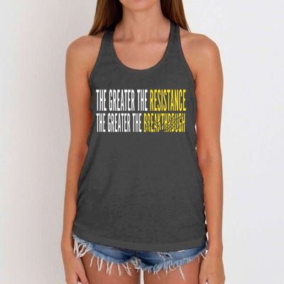 Sean Feucht Greater The Resistance Women's Knotted Racerback Tank