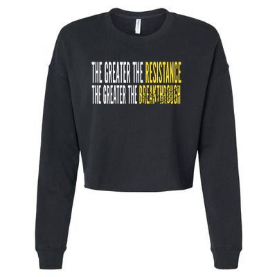 Sean Feucht Greater The Resistance Cropped Pullover Crew