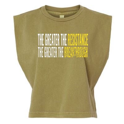 Sean Feucht Greater The Resistance Garment-Dyed Women's Muscle Tee