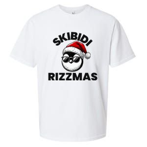 S.K.I.B.I.D.I Funny Gen Alpha Slang Christmas Penguin Sueded Cloud Jersey T-Shirt