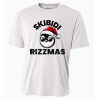 S.K.I.B.I.D.I Funny Gen Alpha Slang Christmas Penguin Cooling Performance Crew T-Shirt