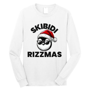 S.K.I.B.I.D.I Funny Gen Alpha Slang Christmas Penguin Long Sleeve Shirt