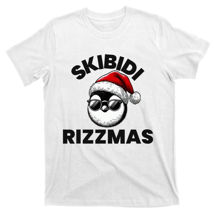 S.K.I.B.I.D.I Funny Gen Alpha Slang Christmas Penguin T-Shirt