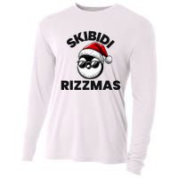 S.K.I.B.I.D.I Funny Gen Alpha Slang Christmas Penguin Cooling Performance Long Sleeve Crew