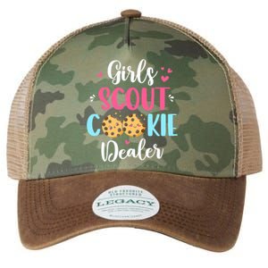 Scout For Girl Cookie Dealer Women Funny Legacy Tie Dye Trucker Hat