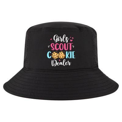 Scout For Girl Cookie Dealer Women Funny Cool Comfort Performance Bucket Hat