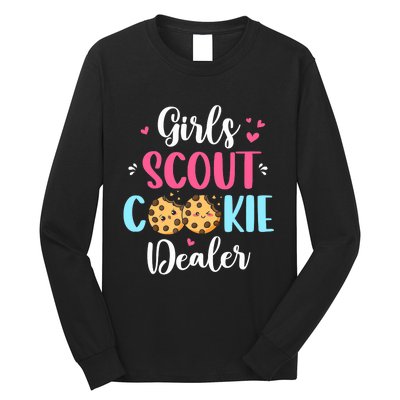 Scout For Girl Cookie Dealer Women Funny Long Sleeve Shirt