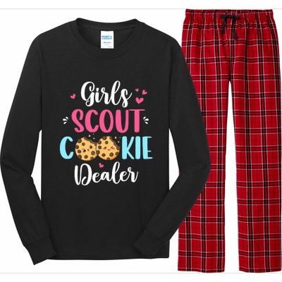 Scout For Girl Cookie Dealer Women Funny Long Sleeve Pajama Set