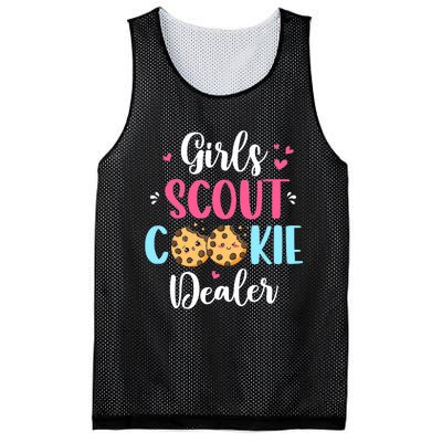 Scout For Girl Cookie Dealer Women Funny Mesh Reversible Basketball Jersey Tank