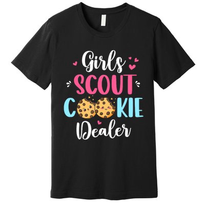 Scout For Girl Cookie Dealer Women Funny Premium T-Shirt