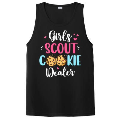 Scout For Girl Cookie Dealer Women Funny PosiCharge Competitor Tank