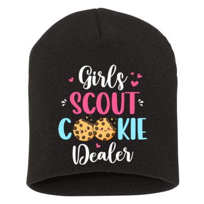 Scout For Girl Cookie Dealer Women Funny Short Acrylic Beanie