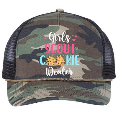 Scout For Girl Cookie Dealer Women Funny Retro Rope Trucker Hat Cap