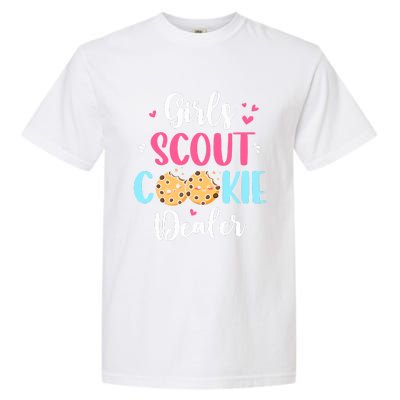 Scout For Girl Cookie Dealer Women Funny Garment-Dyed Heavyweight T-Shirt