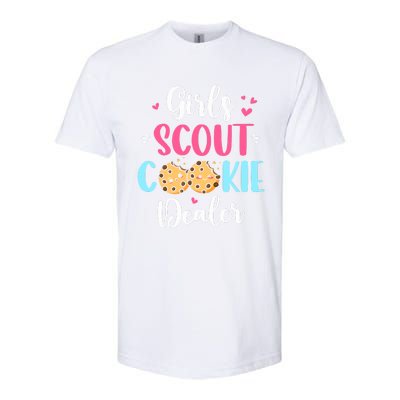 Scout For Girl Cookie Dealer Women Funny Softstyle CVC T-Shirt