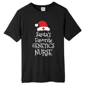 Santas Favorite Genetics Nurse Christmas Funny Gift Tall Fusion ChromaSoft Performance T-Shirt