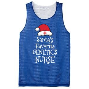 Santas Favorite Genetics Nurse Christmas Funny Gift Mesh Reversible Basketball Jersey Tank