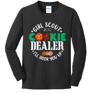 Scout For Girl Cookie Dealer Kids Long Sleeve Shirt