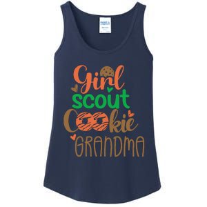 Scout For Girl Cookie Grandma Scouting Family Matching Funny Ladies Essential Tank