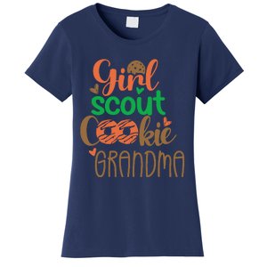 Scout For Girl Cookie Grandma Scouting Family Matching Funny Women's T-Shirt