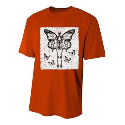 Skeleton Fairy Grunge Fairycore Aesthetic Goth Gothic Performance Sprint T-Shirt