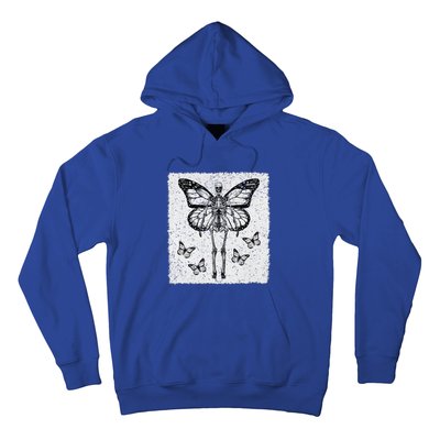 Skeleton Fairy Grunge Fairycore Aesthetic Goth Gothic Hoodie