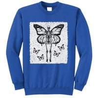 Skeleton Fairy Grunge Fairycore Aesthetic Goth Gothic Sweatshirt